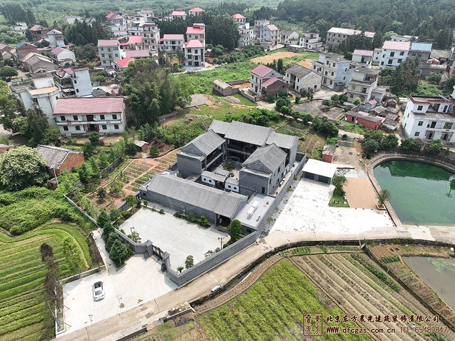 四合院實(shí)景圖 俯視圖