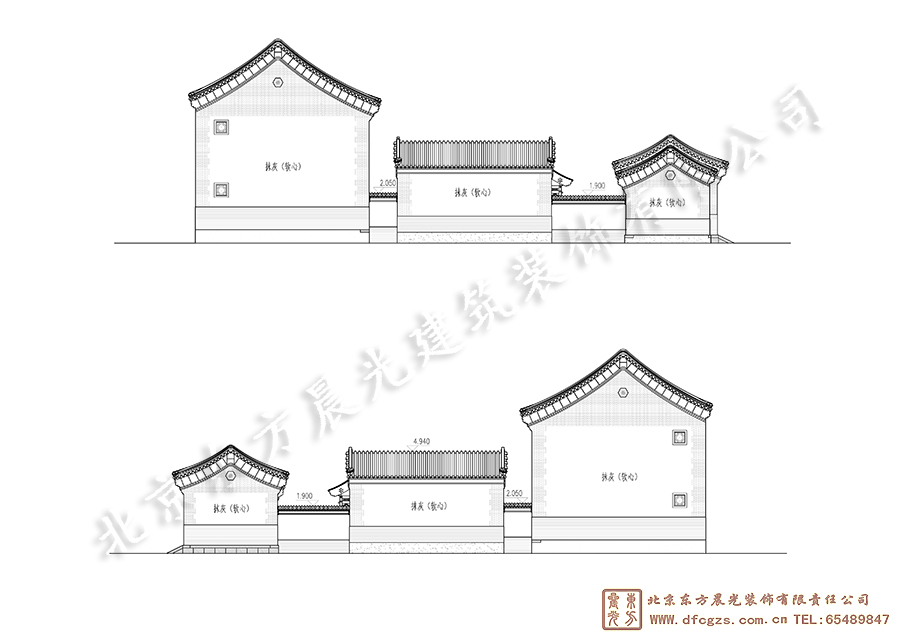 四合院設(shè)計(jì)圖