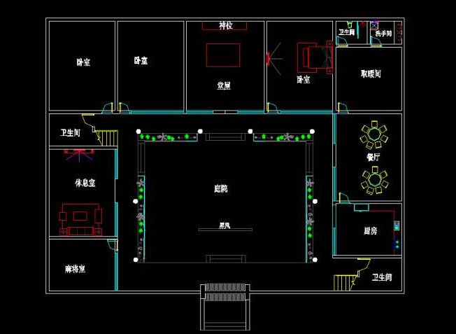 四合院平面圖