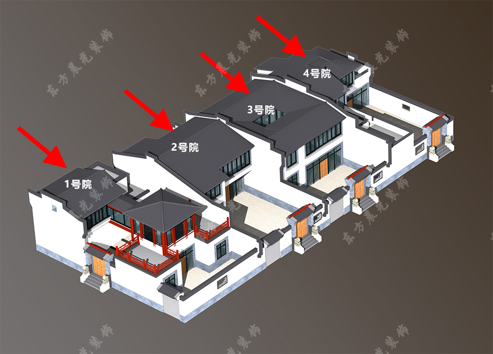 徽派二進(jìn)中式會(huì)所設(shè)計(jì)案例